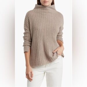 NWOT The Cashmere Project Cozy Ribbed Turtleneck Sweater